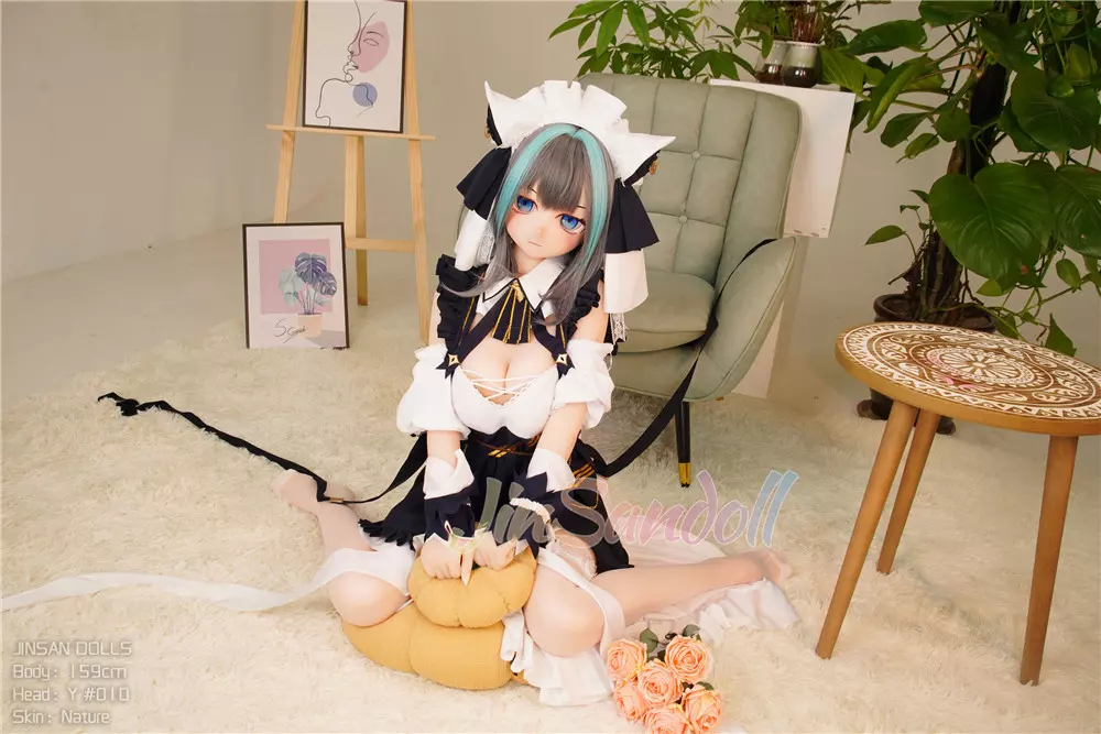 WM S-TPE 159cm (5ft2) Anime TPE Sex Doll with PVC Head #Y010